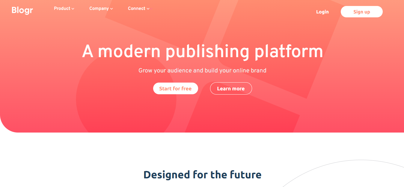 Blog website picture
